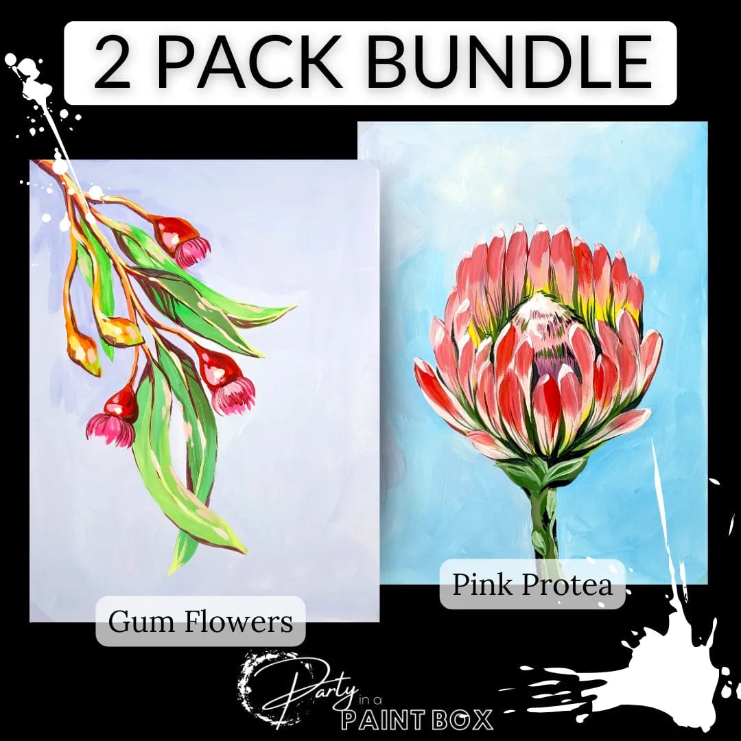 'Gum Flowers' & 'Pink Protea' Multi Painting Pack