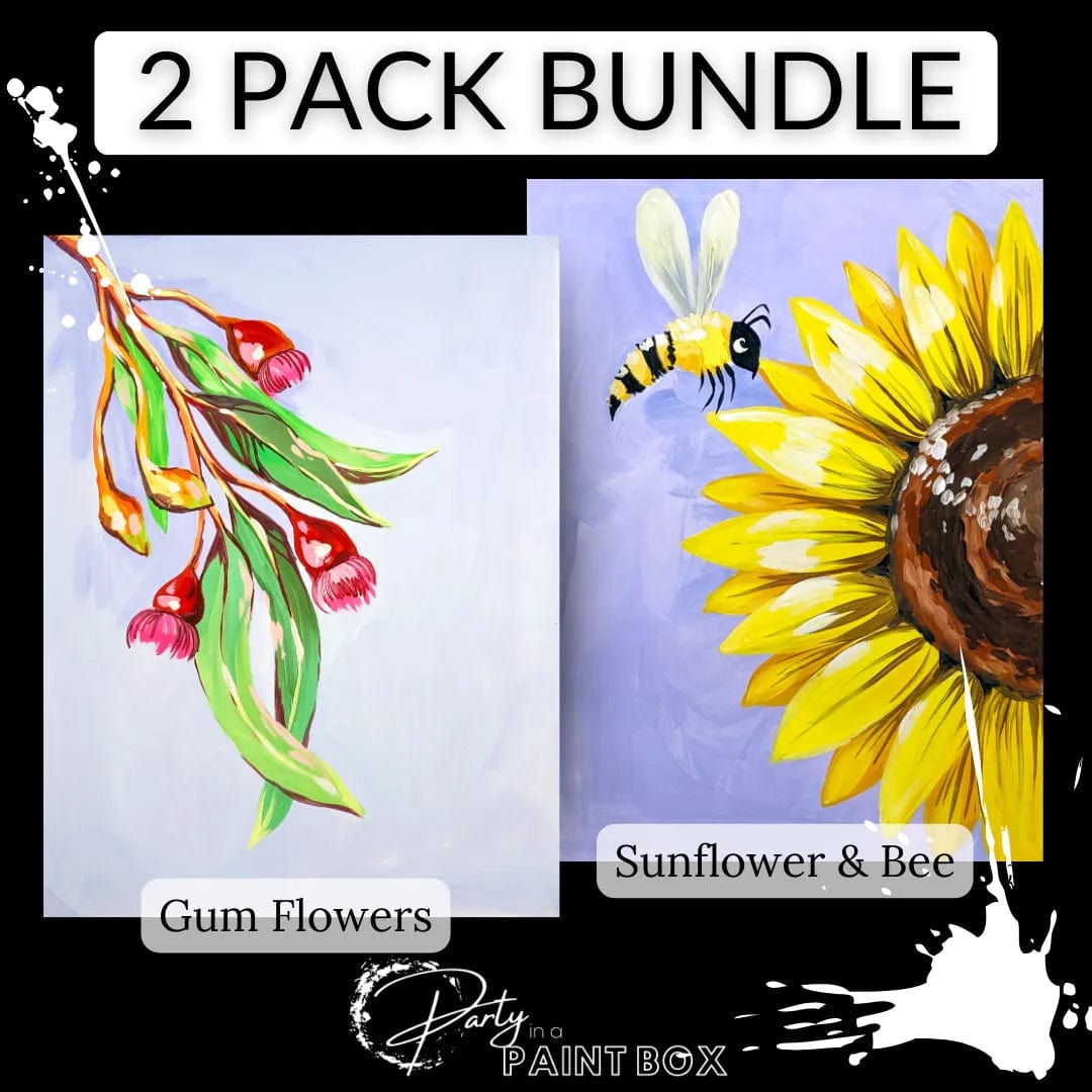 'Gum Flowers' & 'Sunflower & Bee' Multi Painting Pack