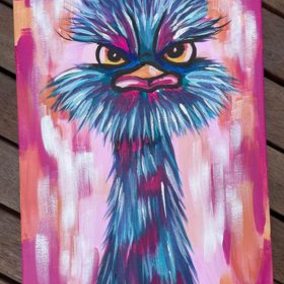 'Angry Emu' Painting Pack