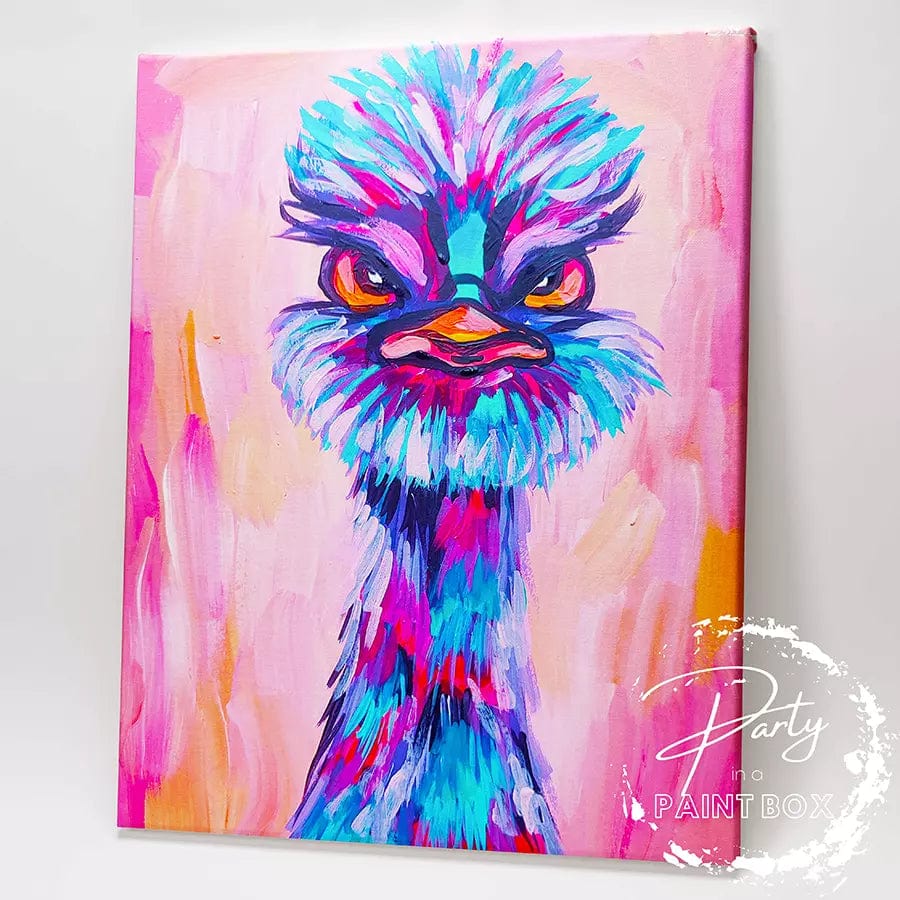 'Angry Emu, Flutter by Butterfly, Blue Cockatoo & Bluebell Has a Beef' Multi Painting Pack