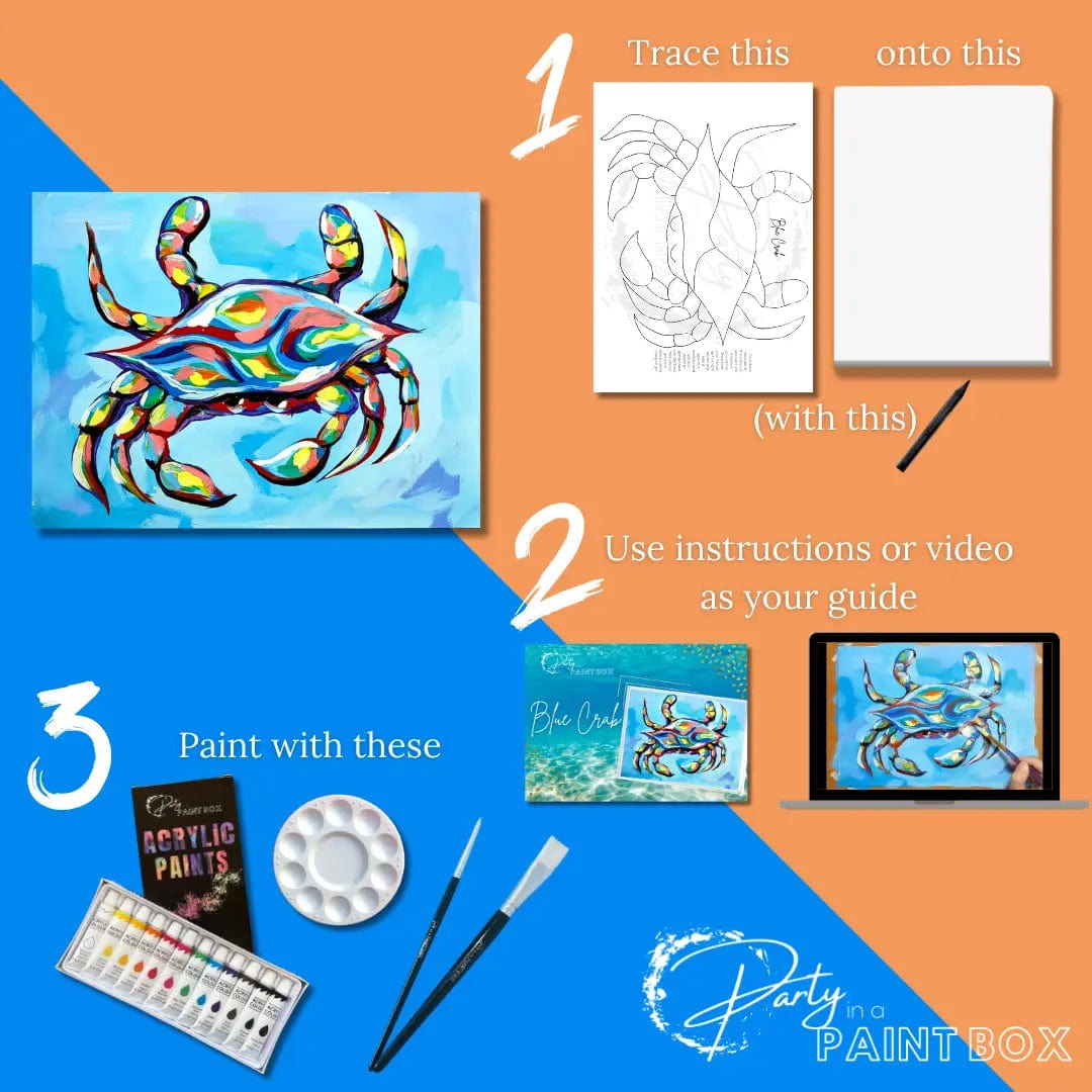 'Blue Crab' Painting Pack