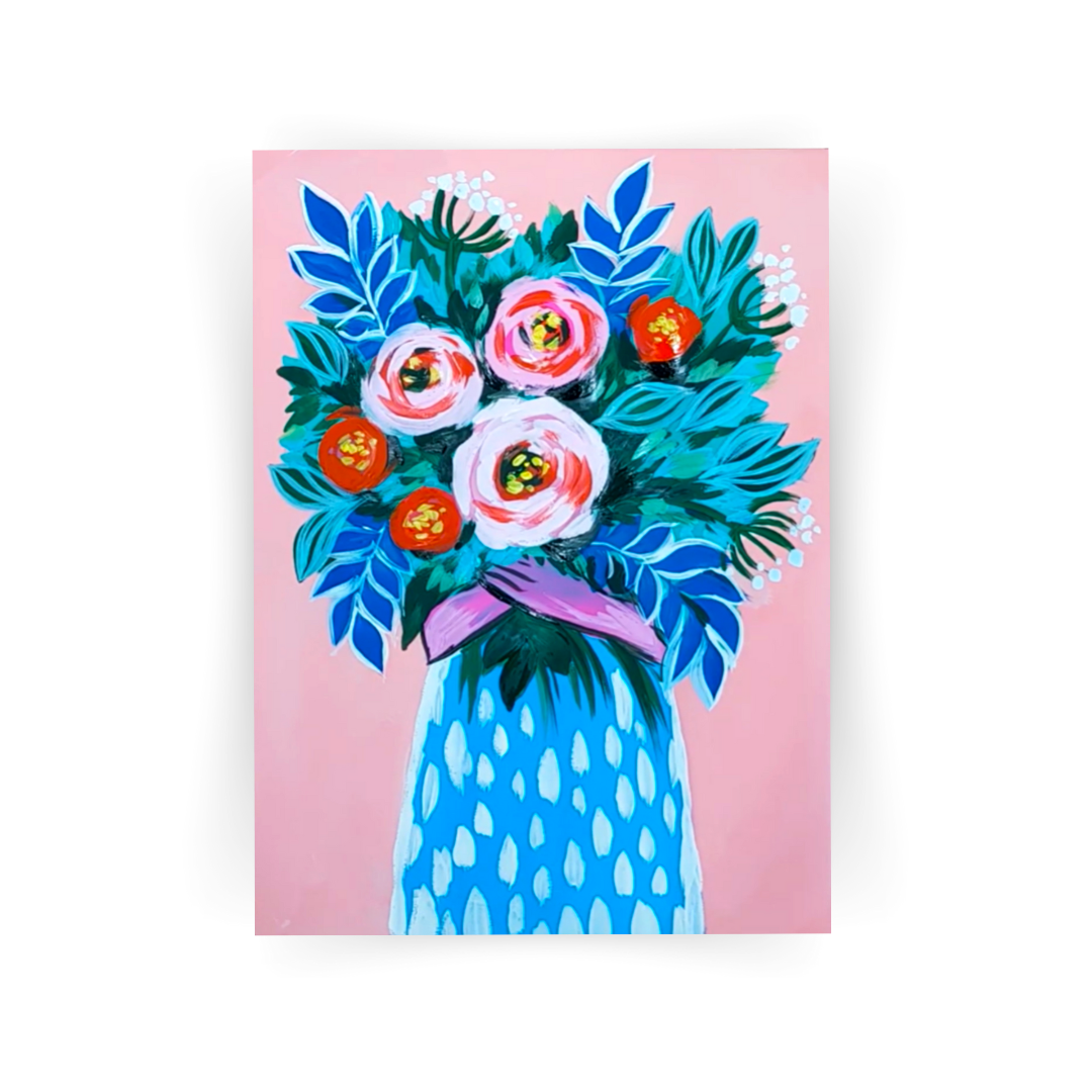 'Blue Vase' Digital Kit