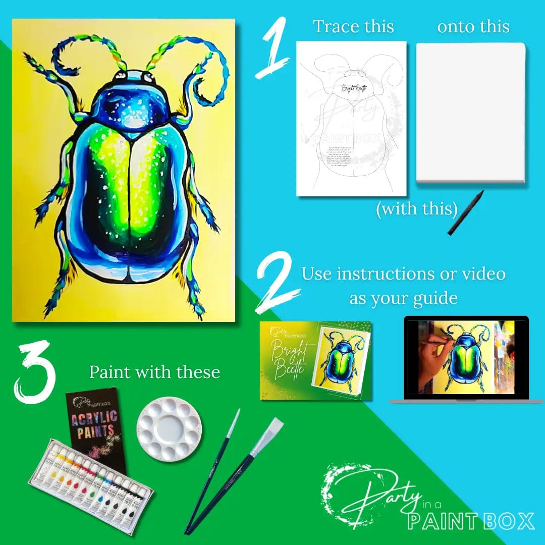 'Bright Beetle' Painting Pack