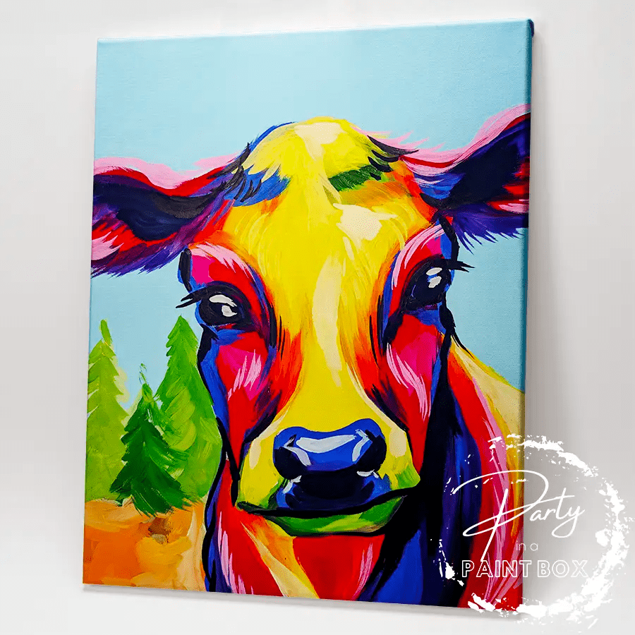 'Chromatic Cow' Painting Pack