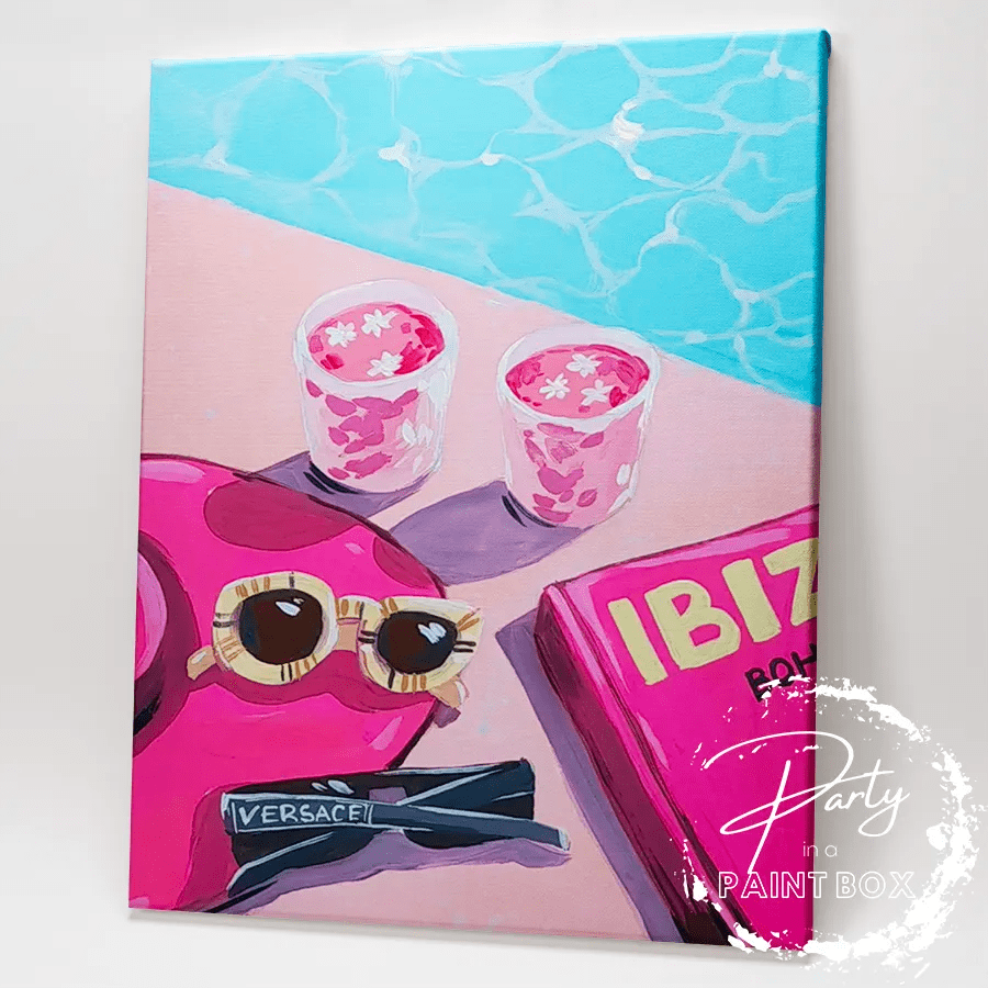 'Cocktails by the Pool' Painting Pack