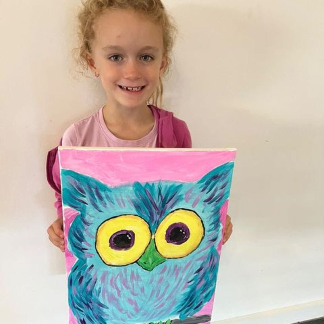 'Colourful Owl' Painting Pack