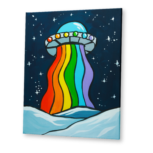 'Cosmic Rainbow UFO' Digital Kit