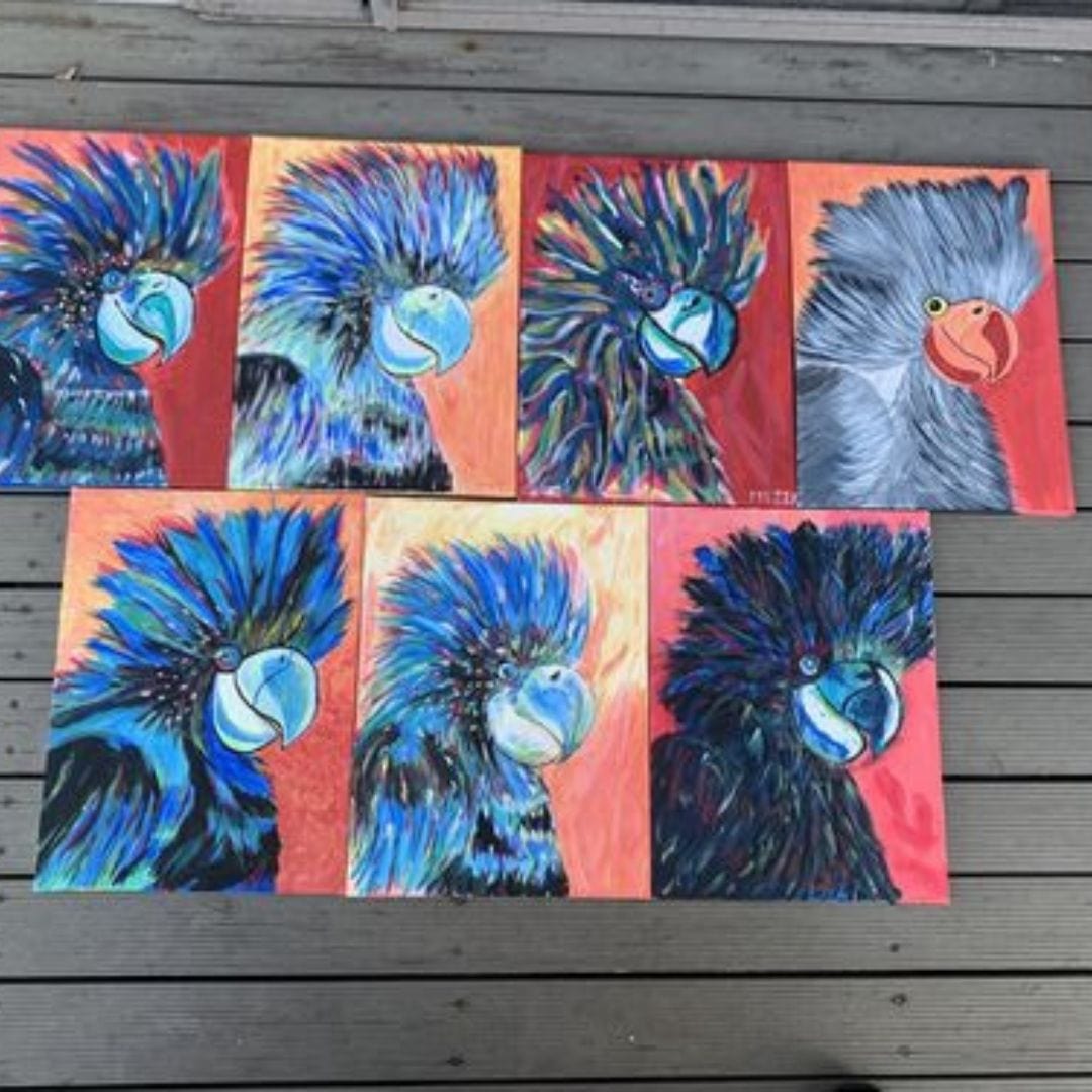 'Crazy Cockatoo' Painting Pack