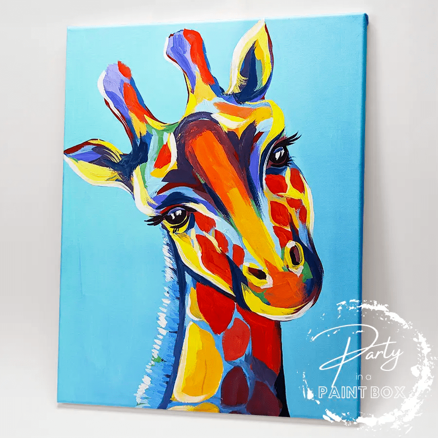 'Curious Giraffe' Painting Pack