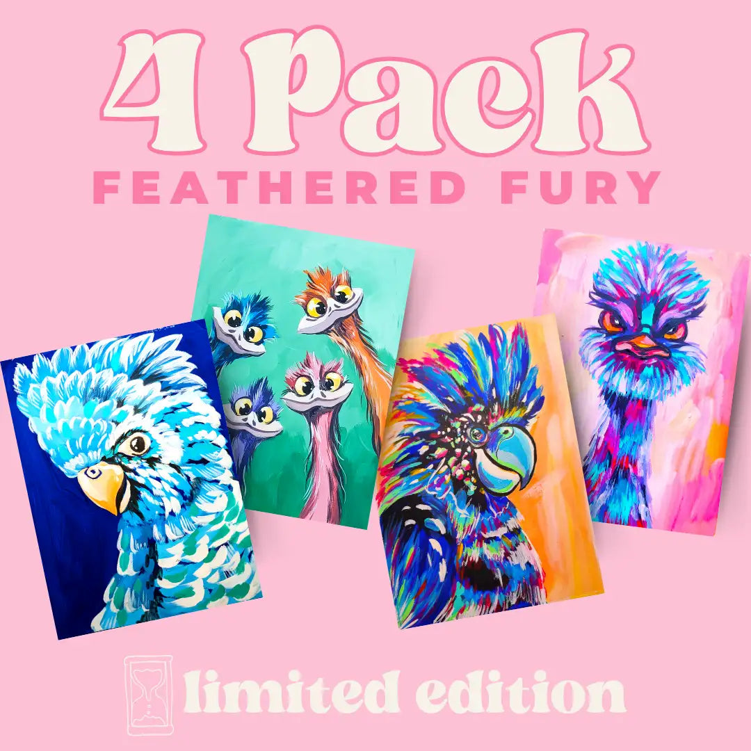 Feathered Fury 4 Pack Bundle - LIMITED STOCK