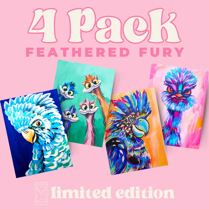 Feathered Fury 4 Pack Bundle - LIMITED STOCK
