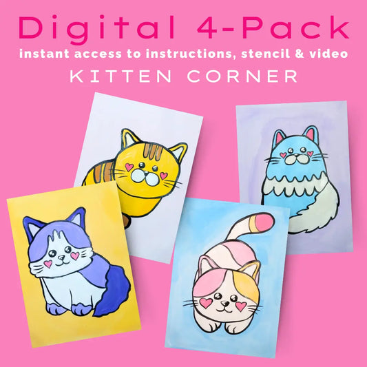 Kitten Corner Digital 4 Pack