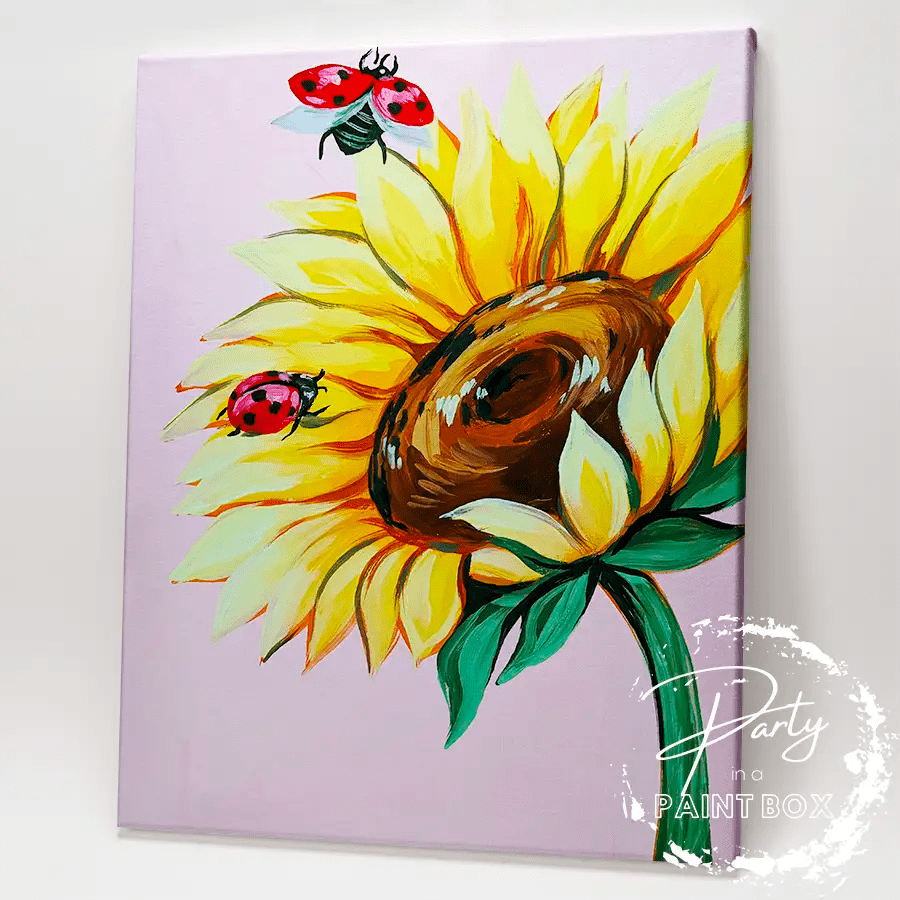 'Ladybugs in Bloom' Painting Pack