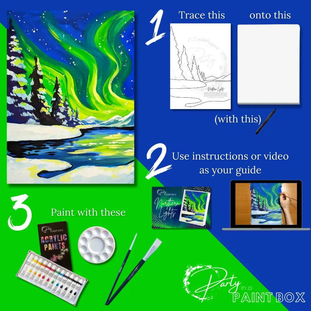 'Northern Lights' Painting Pack