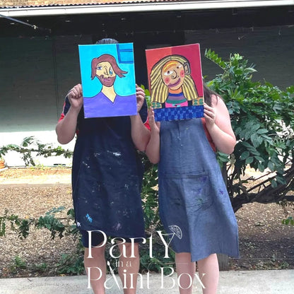 'Paint Your Mate' Picasso Style - Pack for 2