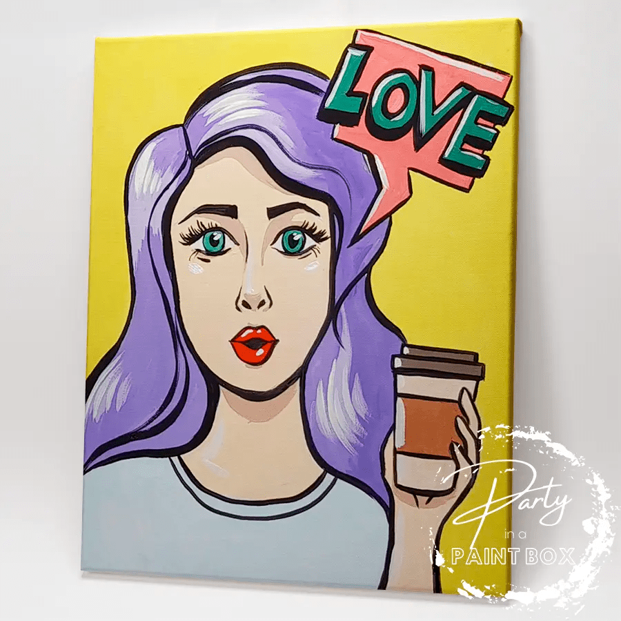 'Paint Your Mate' Pop Art Style - Pack for 2