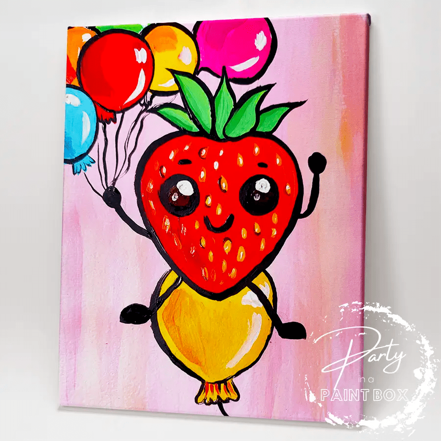'Party Strawberry' Painting Pack
