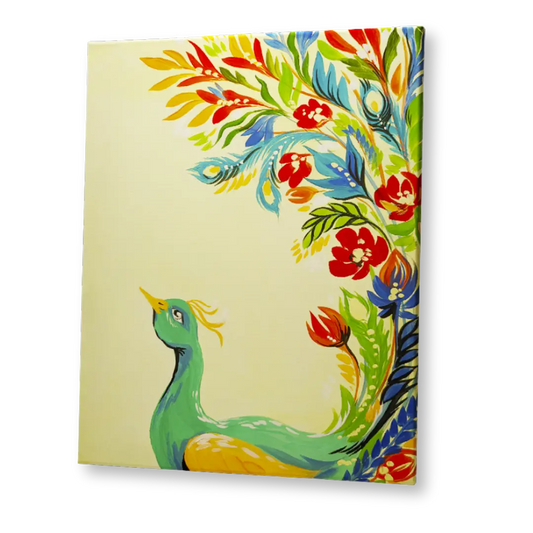 'Peacock in Bloom' Digital Kit