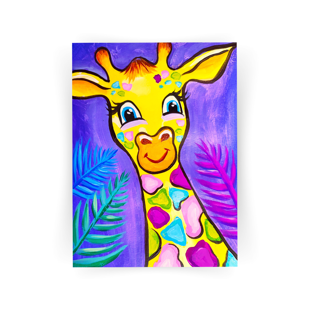 'Peek A Boo Giraffe' Digital Kit