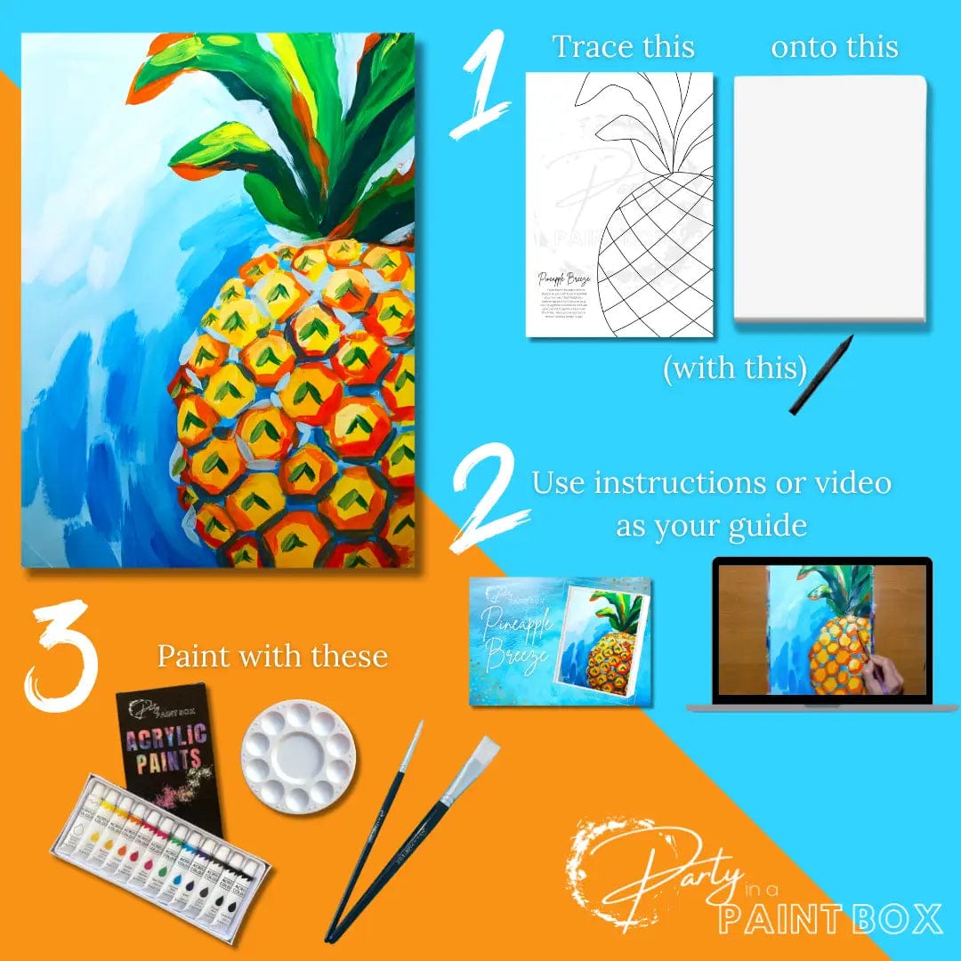 'Pineapple Breeze' Painting Pack - LAST CHANCE TO PAINT