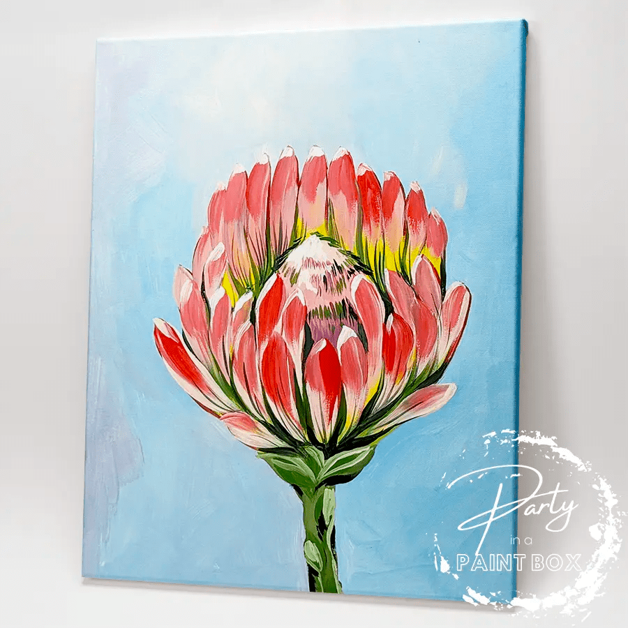 'Pink Protea' Painting Pack