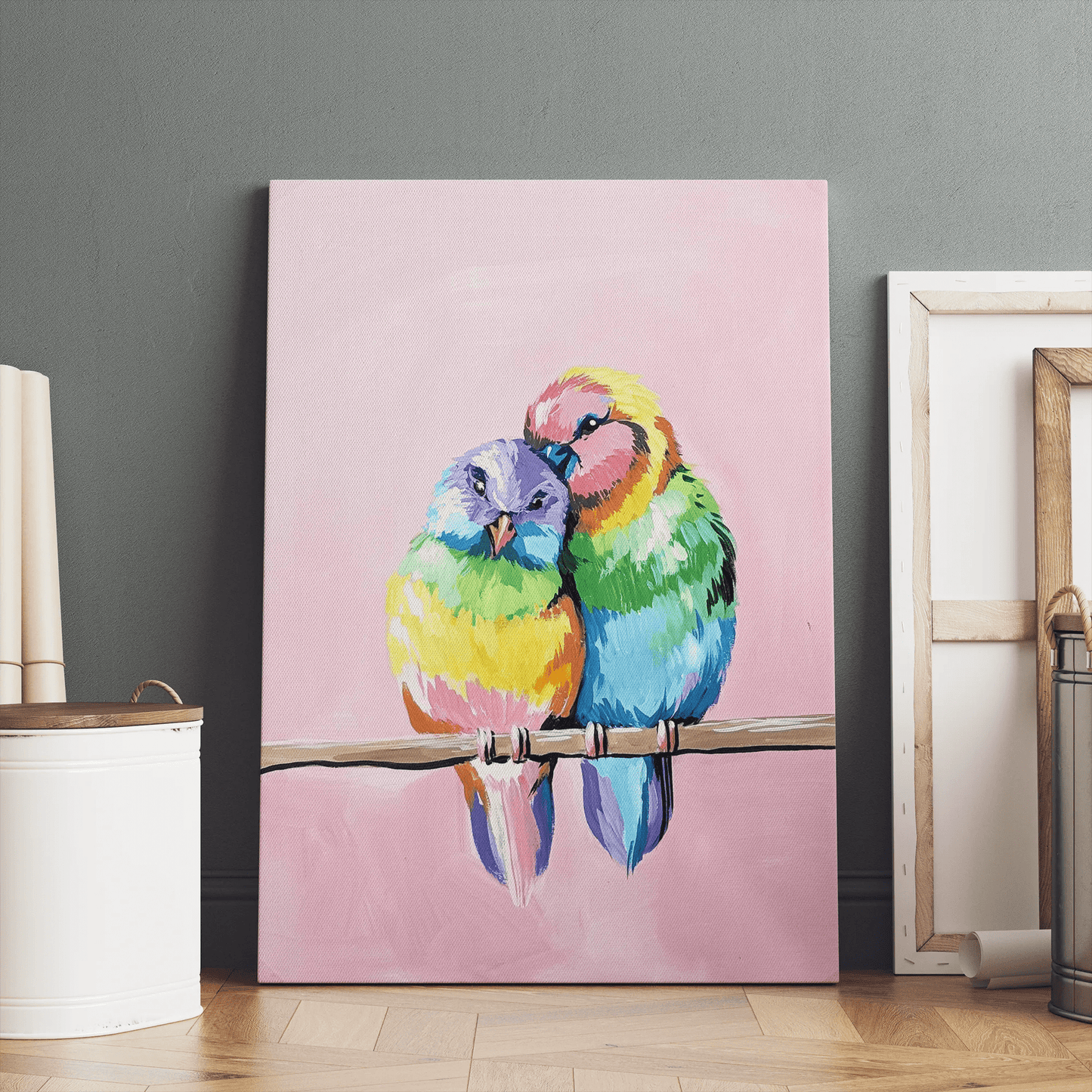 'Rainbow Birds' Painting Pack