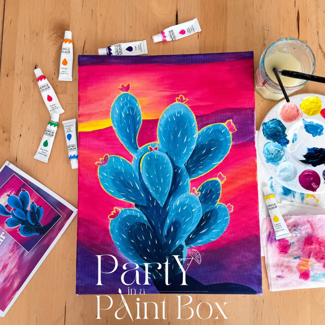 Colourful Cacti Digital 4 Pack