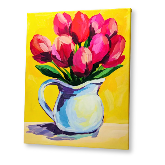 'Tulips in Scarlet' Digital Kit