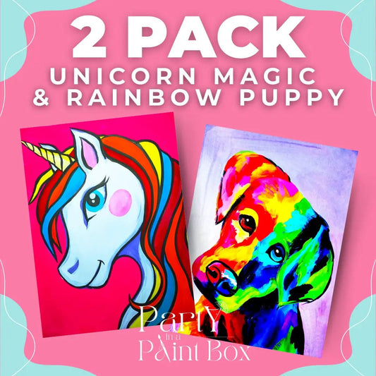 Rainbow Puppy & Unicorn Magic 2 Pack Bundle