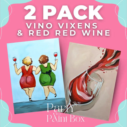 Vino Vixens & Red Red Wine 2 Pack Bundle