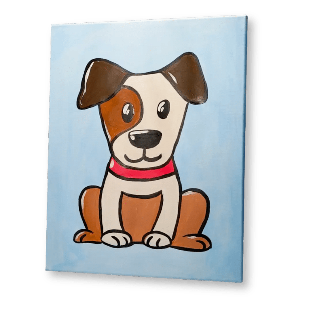 'Beagle Puppy' Kit - Party in a Paint Box