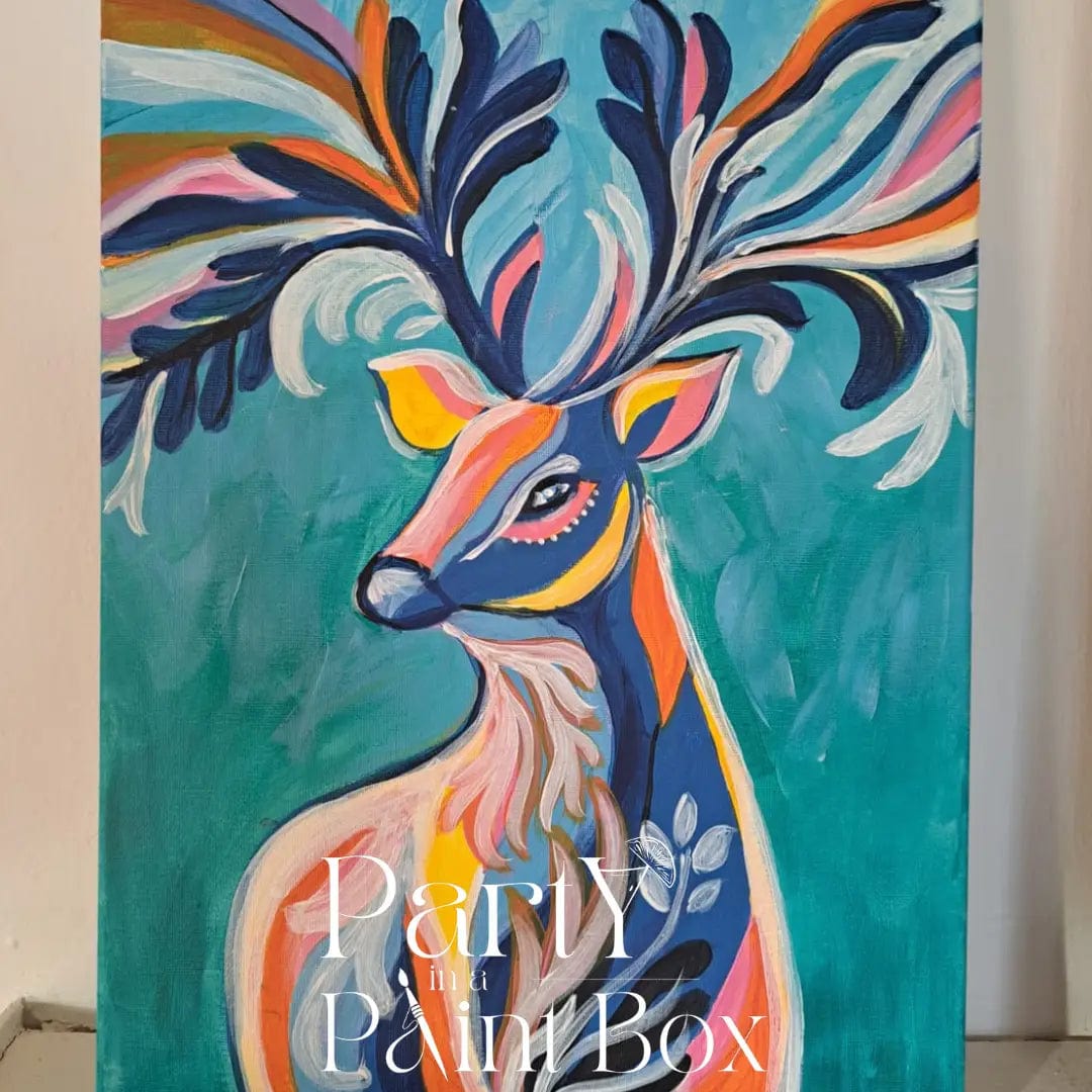 'Blossoming Deer' Kit - Party in a Paint Box