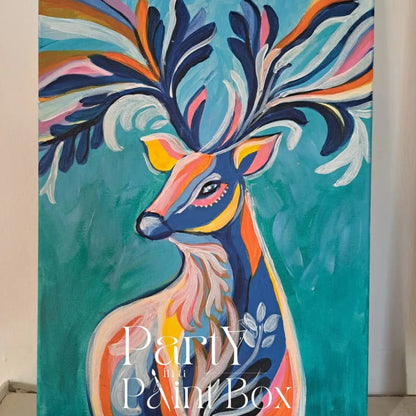'Blossoming Deer' Kit - Party in a Paint Box