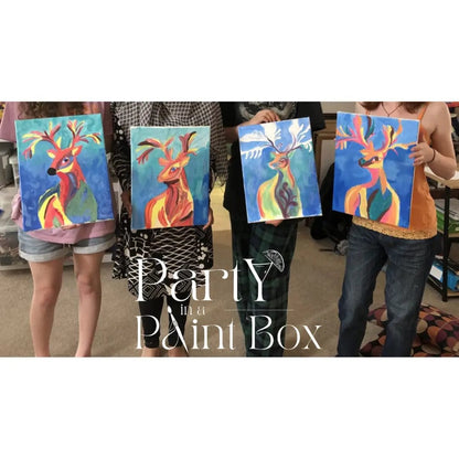 'Blossoming Deer' Kit - Party in a Paint Box