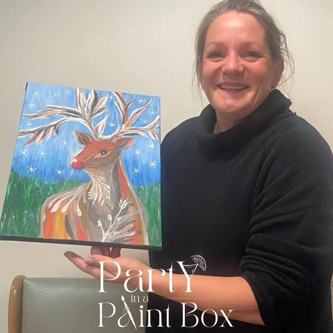 'Blossoming Deer' Kit - Party in a Paint Box