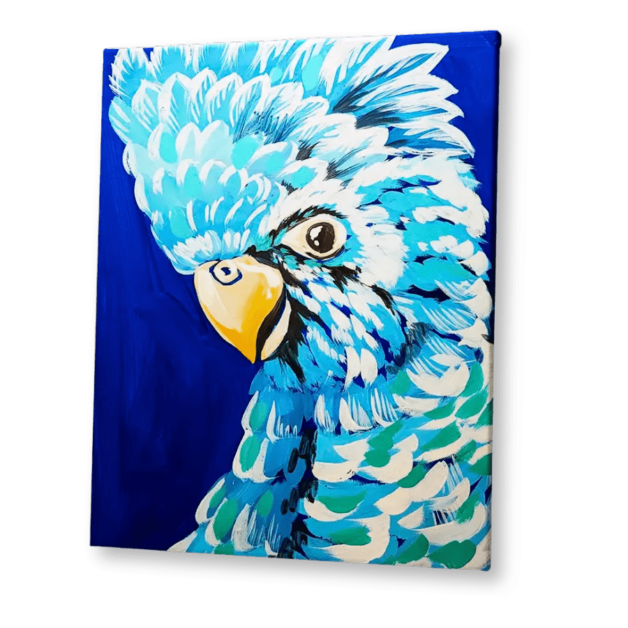 'Blue Cockatoo' Kit - Party in a Paint Box