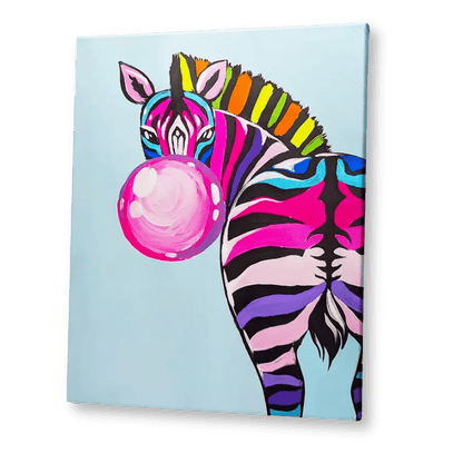 'Bubblegum Zebra' Kit - Party in a Paint Box