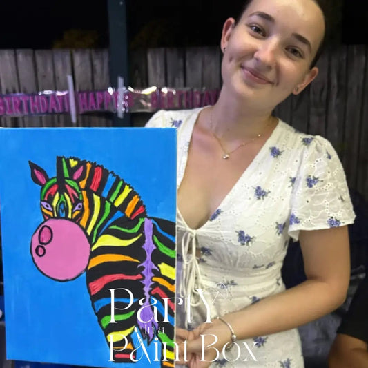 'Bubblegum Zebra' Kit - Party in a Paint Box