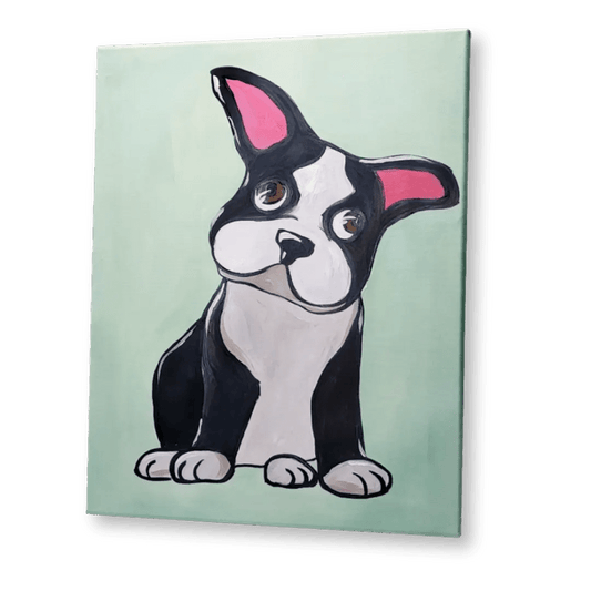 'Bulldog Puppy' Kit - Party in a Paint Box