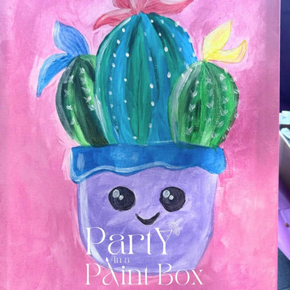 'Cactus Cutie' Kit - Party in a Paint Box