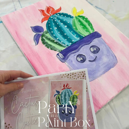 'Cactus Cutie' Kit - Party in a Paint Box