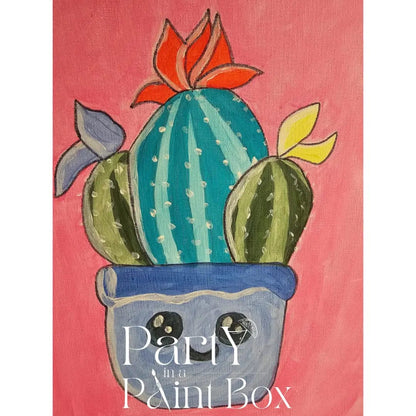 'Cactus Cutie' Kit - Party in a Paint Box