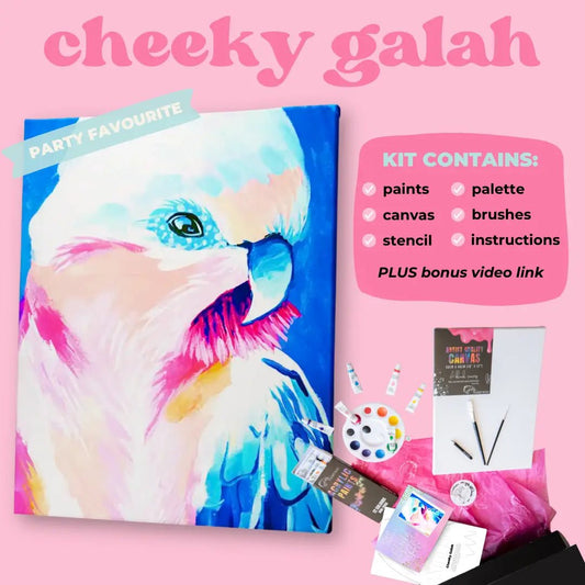 'Cheeky Galah' Kit - Party in a Paint Box
