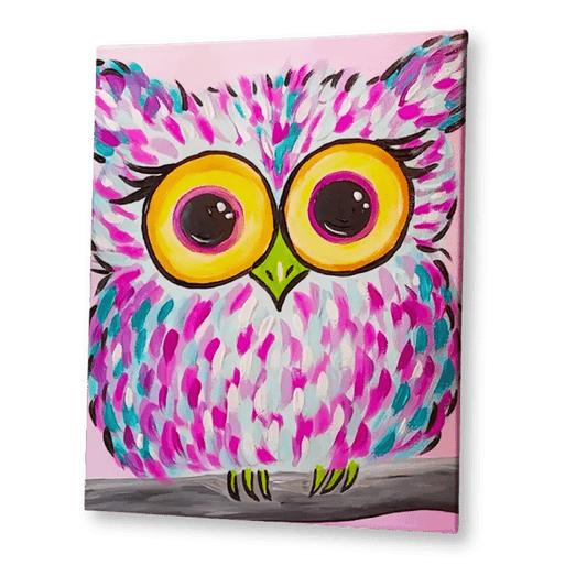 'Colourful Owl' Kit - Party in a Paint Box