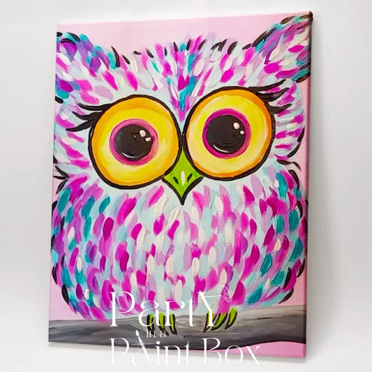 'Colourful Owl' Kit - Party in a Paint Box