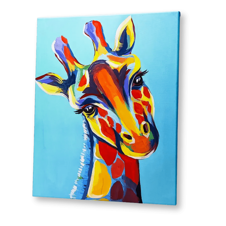 Box File Giraffe 'Curious Giraffe' Digital Kit – Party in a Paint Box