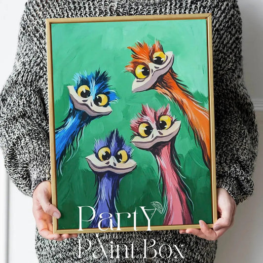 'Emu Encounter' Kit - LIMITED STOCK - Party in a Paint Box