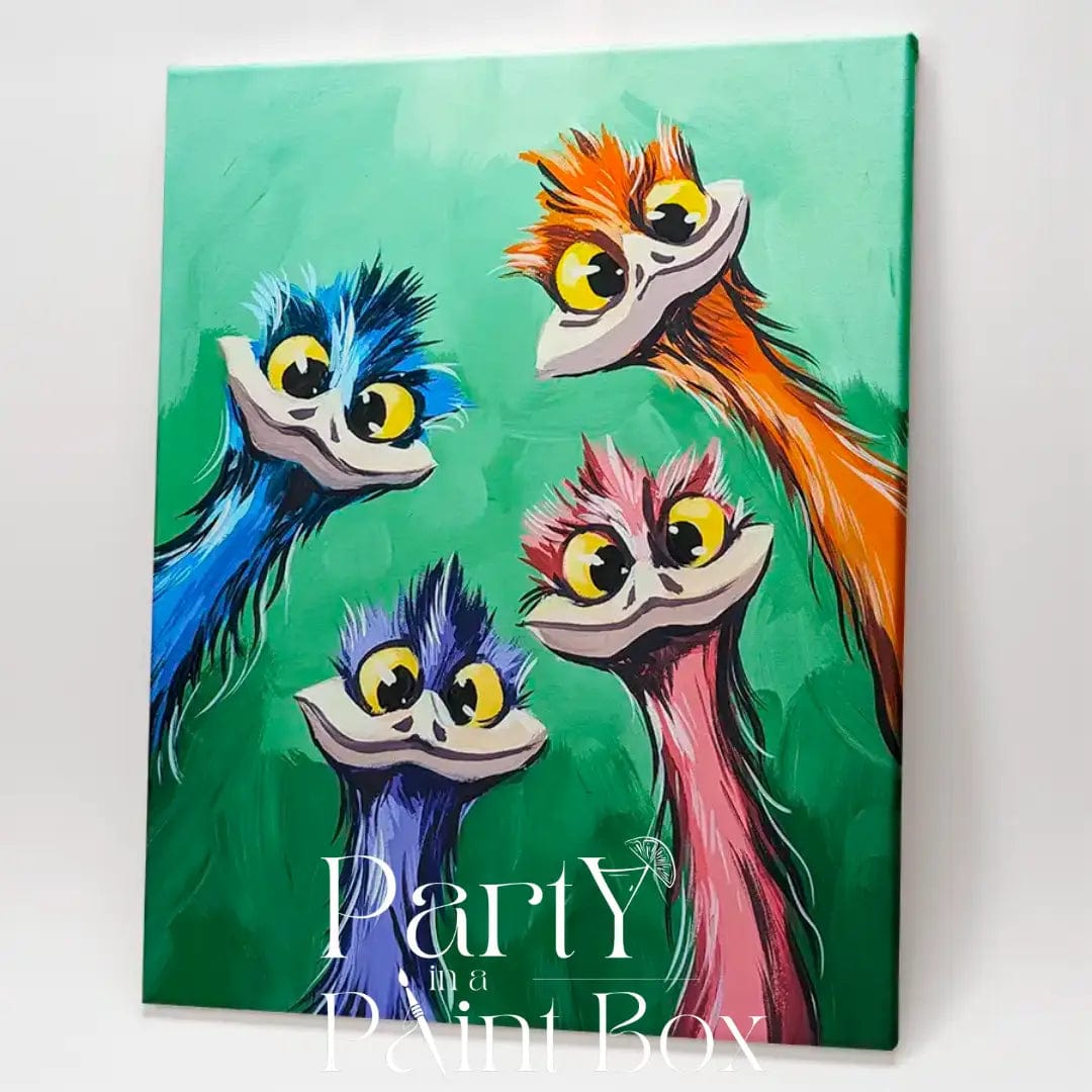 'Emu Encounter' Kit - LIMITED STOCK - Party in a Paint Box