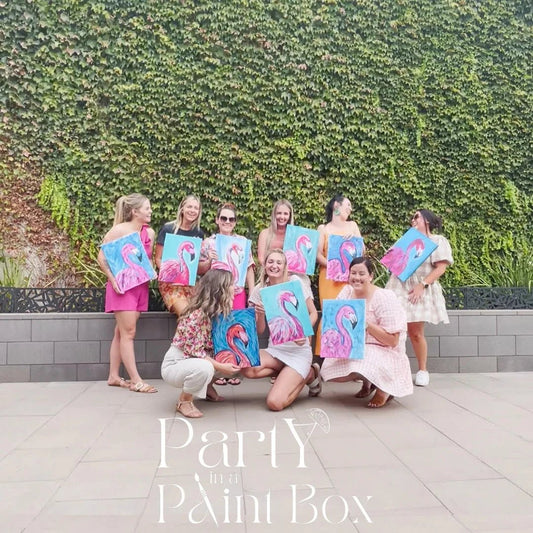 'Fancy Flamingo' Kit - Party in a Paint Box