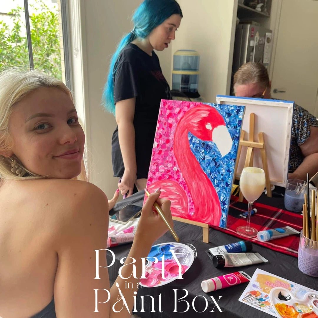'Fancy Flamingo' Kit - Party in a Paint Box